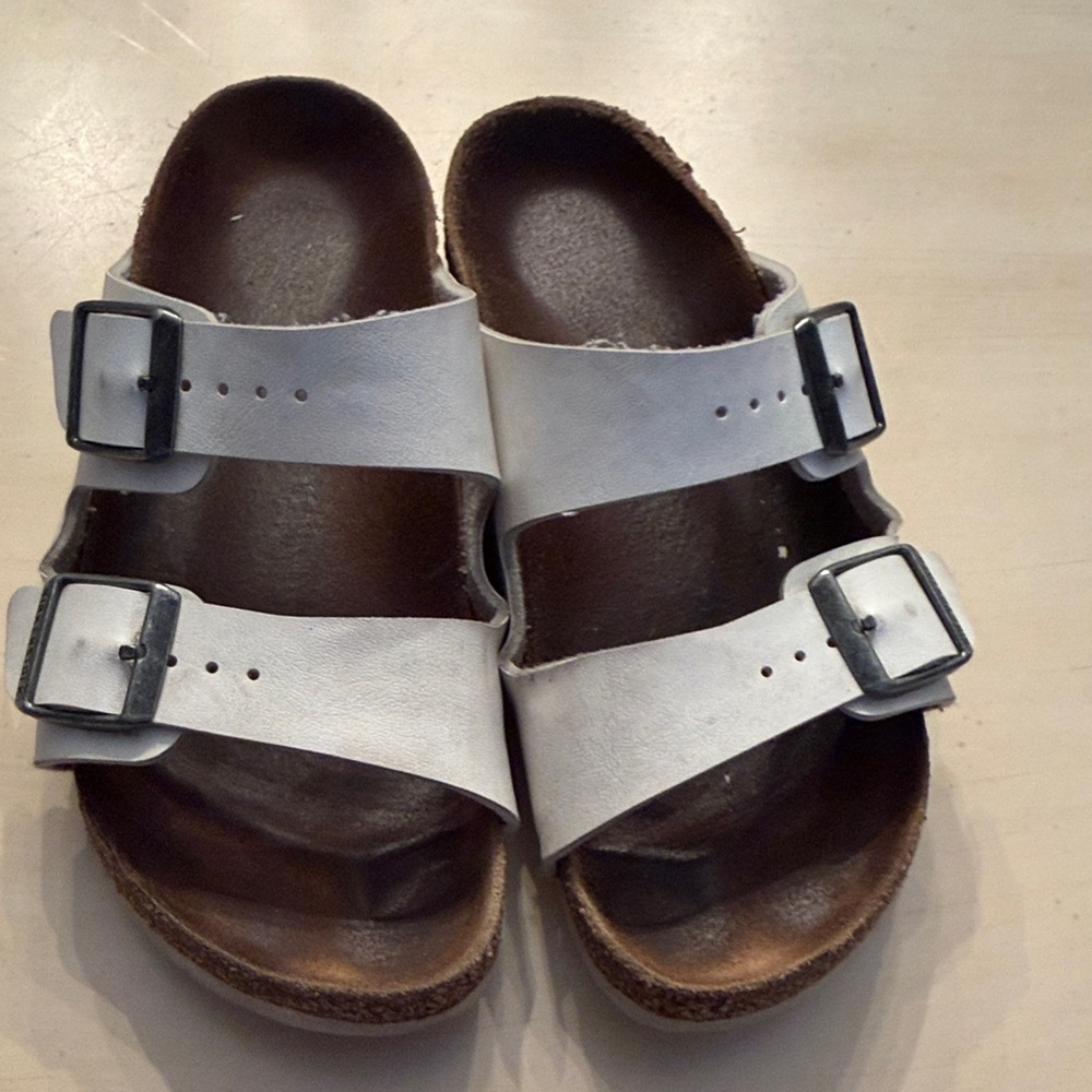 Birkenstock Arizona White Sandals 36